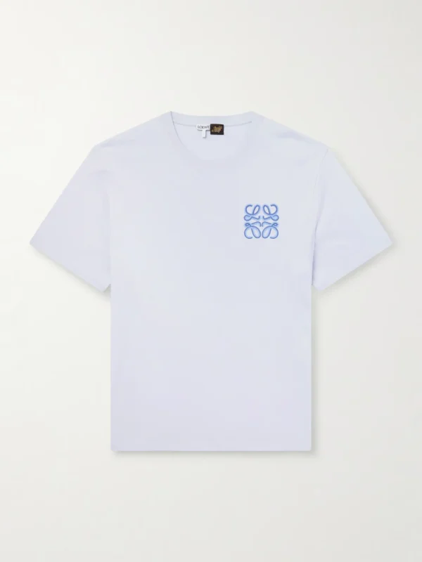 Paula's Ibiza Logo-Embroidered Cotton T-Shirt